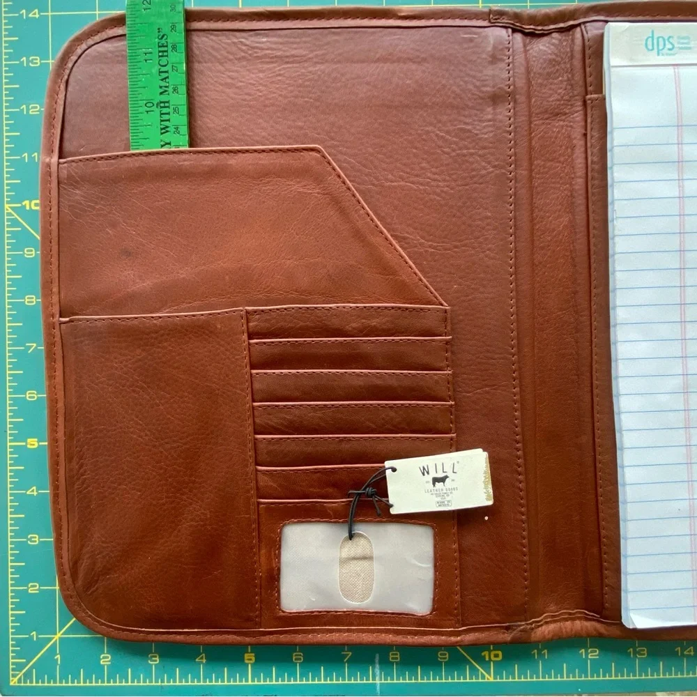 Will Leather Goods Multicolor Patterned Binder